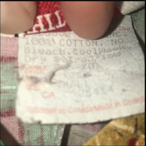 🐣2/60🐣Made in Canada Christmas White Cross Scrub Multicolor Festive Colorful - Picture 10 of 16